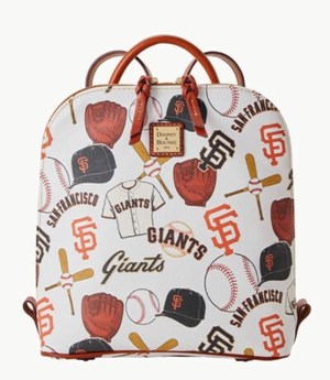 Multicolor Dooney And Bourke MLB Giants Zip Pod Women's Backpacks | 61CVYLHOA