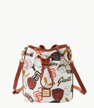 Multicolor Dooney And Bourke MLB Giants Small Women's Crossbody Bags | 61KAQJSLT