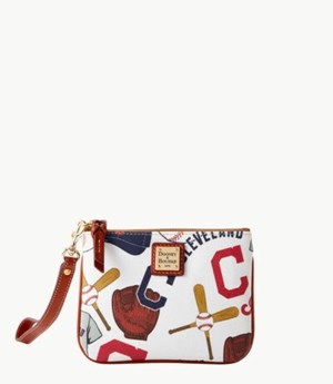 Multicolor Dooney And Bourke MLB Indians Stadium Women's Wristlets | 09KJONCYB