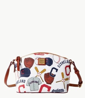 Multicolor Dooney And Bourke MLB Indians Suki Women's Crossbody Bags | 23RONSIAY