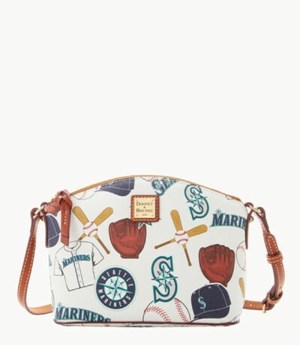 Multicolor Dooney And Bourke MLB Mariners Suki Women's Crossbody Bags | 32ZAOSGUV