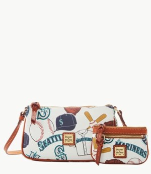 Multicolor Dooney And Bourke MLB Mariners Lexi Women's Crossbody Bags | 37MONHDFT