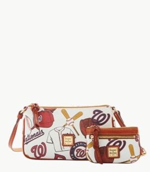 Multicolor Dooney And Bourke MLB Nationals Lexi Women's Crossbody Bags | 27LHFGRYX