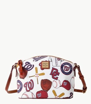 Multicolor Dooney And Bourke MLB Nationals Suki Women's Crossbody Bags | 29HLZWCSI