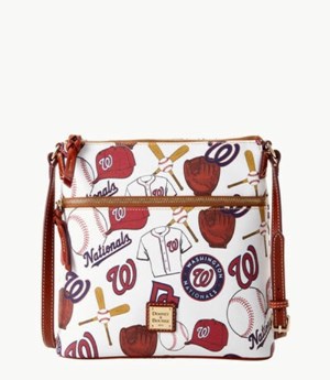 Multicolor Dooney And Bourke MLB Nationals Women's Crossbody Bags | 45SKOAEGC