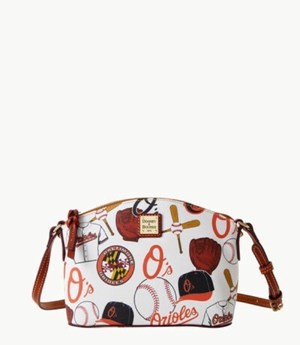 Multicolor Dooney And Bourke MLB Orioles Suki Women's Crossbody Bags | 60TYXCDQM