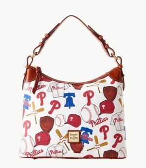 Multicolor Dooney And Bourke MLB Phillies Women's Hobo Bag | 01ZPRSYDL