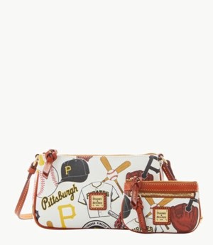 Multicolor Dooney And Bourke MLB Pirates Lexi Women's Crossbody Bags | 31OTESHPZ