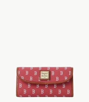 Multicolor Dooney And Bourke MLB Red Sox Continental Women's Clutch Bag | 32WABIFXG