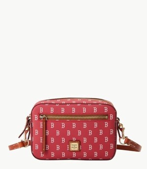 Multicolor Dooney And Bourke MLB Red Sox Camera Zip Women's Crossbody Bags | 39GABXUFO