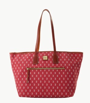 Multicolor Dooney And Bourke MLB Red Sox Large Women's Tote Bags | 56WJEVFXQ