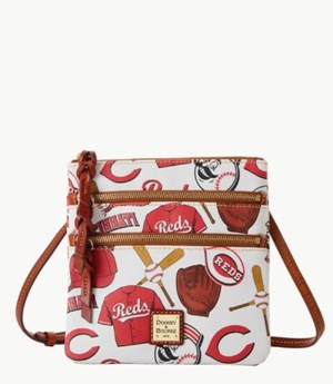 Multicolor Dooney And Bourke MLB Reds Women's Crossbody Bags | 02YPUWVEL