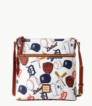 Multicolor Dooney And Bourke MLB Tigers Women's Crossbody Bags | 39YZFTUOH