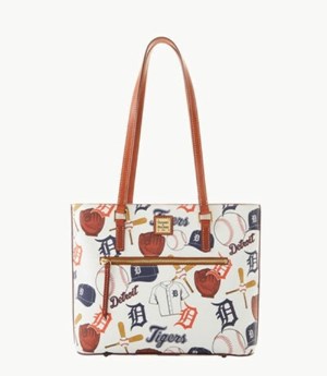 Multicolor Dooney And Bourke MLB Tigers Women's Shopper Bag | 83UJNWIOL