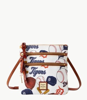 Multicolor Dooney And Bourke MLB Tigers Women's Crossbody Bags | 93RIWOCXE