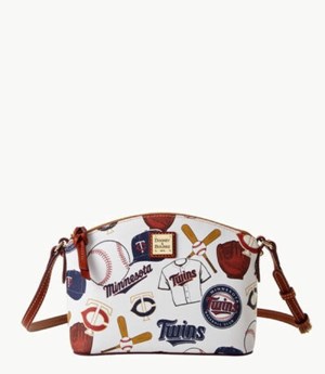 Multicolor Dooney And Bourke MLB Twins Suki Women's Crossbody Bags | 36FWBCDZG