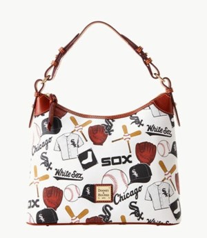 Multicolor Dooney And Bourke MLB White Sox Women's Hobo Bag | 34ABNOETV