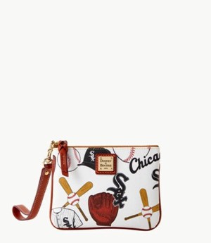 Multicolor Dooney And Bourke MLB White Sox Stadium Women's Wristlets | 34HEZYQBD