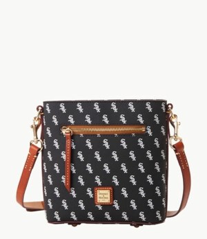 Multicolor Dooney And Bourke MLB White Sox Small Zip Women's Crossbody Bags | 82MAEQNJI