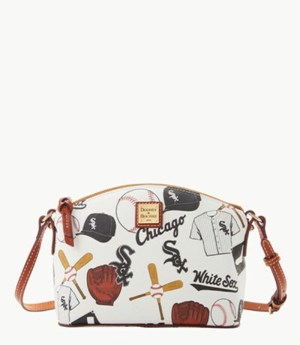 Multicolor Dooney And Bourke MLB White Sox Suki Women's Crossbody Bags | 98QAPTWZH