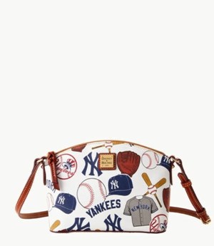 Multicolor Dooney And Bourke MLB Yankees Suki Women's Crossbody Bags | 38AHDTUZR