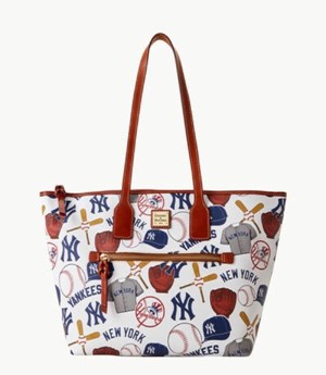 Multicolor Dooney And Bourke MLB Yankees Women's Tote Bags | 47KGLQCNT