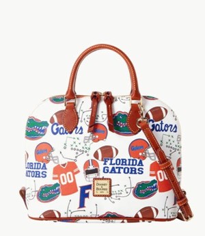 Multicolor Dooney And Bourke NCAA Florida Zip Zip Women's Satchel Bags | 87BZMINRP