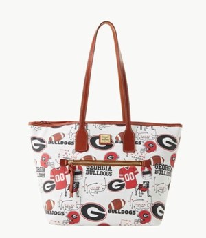 Multicolor Dooney And Bourke NCAA Georgia Women's Tote Bags | 20VEAXZHD