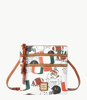 Multicolor Dooney And Bourke NCAA Miami Women's Crossbody Bags | 49ZHDAIVP