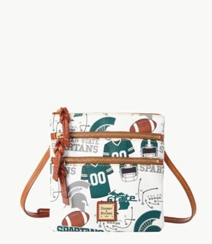 Multicolor Dooney And Bourke NCAA Michigan State Women's Crossbody Bags | 74VBCQNAT