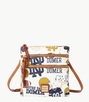 Multicolor Dooney And Bourke NCAA Notre Dame Women's Crossbody Bags | 39GMBXKCJ