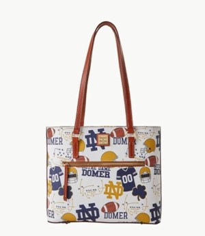 Multicolor Dooney And Bourke NCAA Notre Dame Women's Shopper Bag | 70JINQAXL