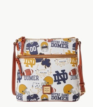 Multicolor Dooney And Bourke NCAA Notre Dame Women's Crossbody Bags | 76BNDMHWV