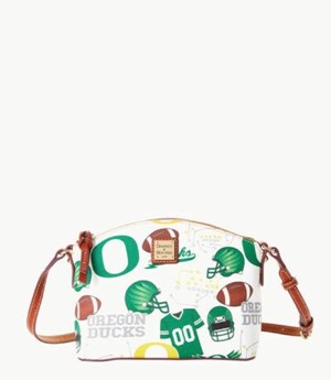 Multicolor Dooney And Bourke NCAA Oregon Suki Women's Crossbody Bags | 85QNGDZVC