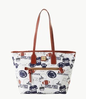 Multicolor Dooney And Bourke NCAA Penn State Women's Tote Bags | 06OABEUDS