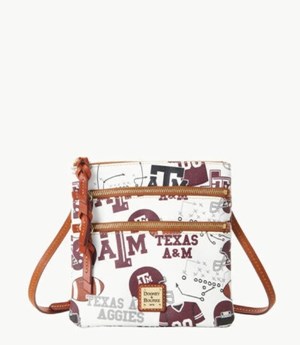 Multicolor Dooney And Bourke NCAA Texas Women's Crossbody Bags | 03VZBASRD