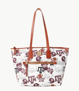 Multicolor Dooney And Bourke NCAA Texas Achr(38)M Women's Tote Bags | 38QWZSNBK