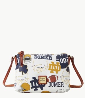 Multicolor Dooney And Bourke NCAA University Of Notre Dame Women's Crossbody Bags | 36PVZOQXU