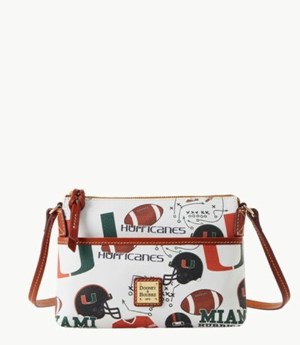 Multicolor Dooney And Bourke NCAA University Of Miami Ginger Women's Crossbody Bags | 78UCFGQHW