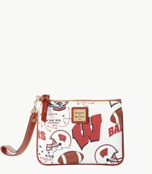 Multicolor Dooney And Bourke NCAA Wisconsin Stadium Women's Wristlets | 73WGYIZSQ