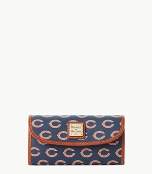 Multicolor Dooney And Bourke NFL Bears Continental Women's Clutch Bag | 07AMLQPDJ