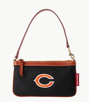 Multicolor Dooney And Bourke NFL Bears Large Slim Women's Wristlets | 46KNDVRAS