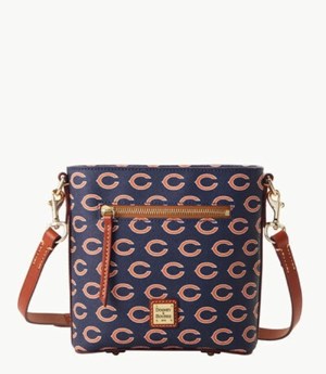 Multicolor Dooney And Bourke NFL Bears Small Zip Women's Crossbody Bags | 20UJMRPKD