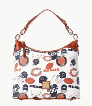 Multicolor Dooney And Bourke NFL Bears Women's Hobo Bag | 53BCOGFDT