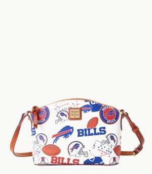 Multicolor Dooney And Bourke NFL Bills Suki Women's Crossbody Bags | 01VGHNIBU