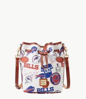 Multicolor Dooney And Bourke NFL Bills Small Women's Crossbody Bags | 51GBVHENI