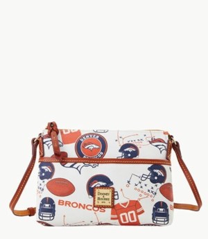 Multicolor Dooney And Bourke NFL Broncos Ginger Women's Crossbody Bags | 17IHZBJQG