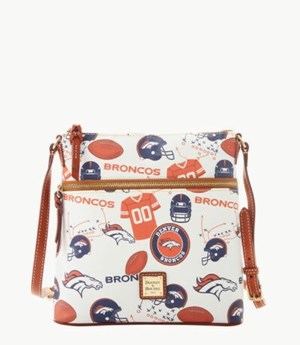 Multicolor Dooney And Bourke NFL Broncos Women's Crossbody Bags | 34FIDZVWQ