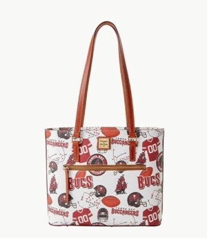 Multicolor Dooney And Bourke NFL Buccaneers Women's Shopper Bag | 16QZDALKN