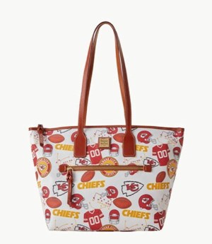 Multicolor Dooney And Bourke NFL Chiefs Women's Tote Bags | 19OPXKZHG